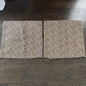 Custom pillow shams - pair 25” square